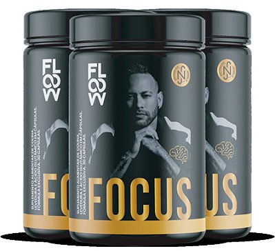 Neymar - Floow FOCUS – Composto Neural dos Campeões | Kit com 3 Frascos