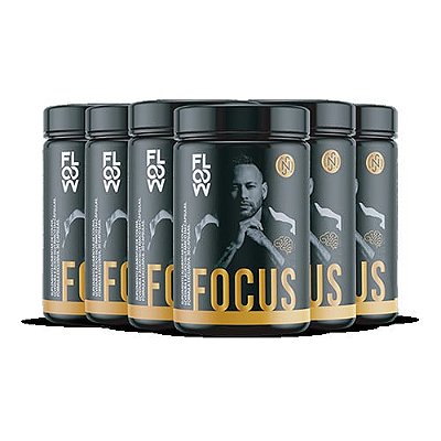 Neymar - Floow FOCUS – Composto Neural dos Campeões | Kit com 6 Frascos