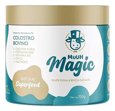 Magic Muuh Suplemento Alimentar em Pó 150g – Sabor Pink Lemonade