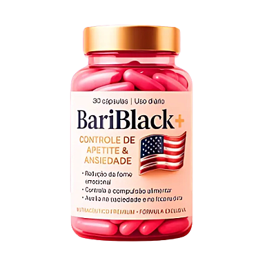 BariBlack - Controle de Apetite e Ansiedade | 1 Frasco