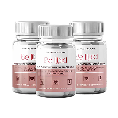 Be Libid – 7x Mais Libido e Energia | kit com 3 frascos