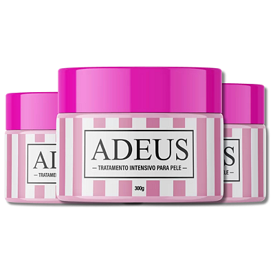 ADEUS | Creme Multifuncional | Hidratação, Revitalização e Proteção - Kit 3 Frascos