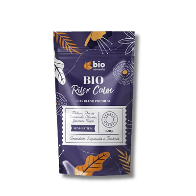 Bio Rilex Calm – Chá Blend Premium para Ansiedade e Relaxamento