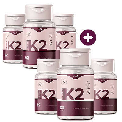 Vita K2 – Vitamina K2 para Firmeza e Hidratação | Compre 3 Leve 6