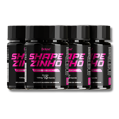 Shapezinho Deluxe Fit – Suplemento de Aminoácidos | Kit com 4 Frascos