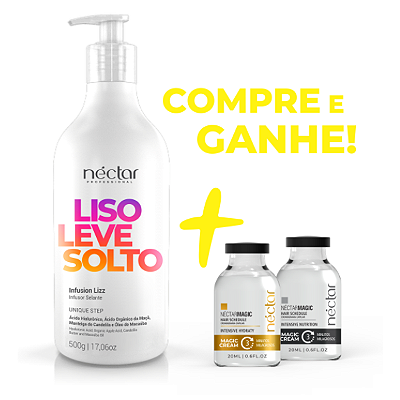 Néctar Liso Leve Solto – Progressiva de Chuveiro 500g