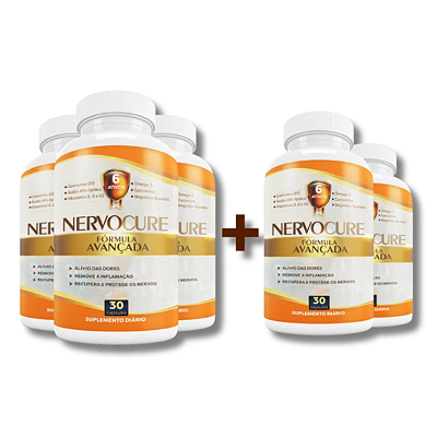 Nervocure – Suplemento Diário Natural | Compre 3 e Leve 5