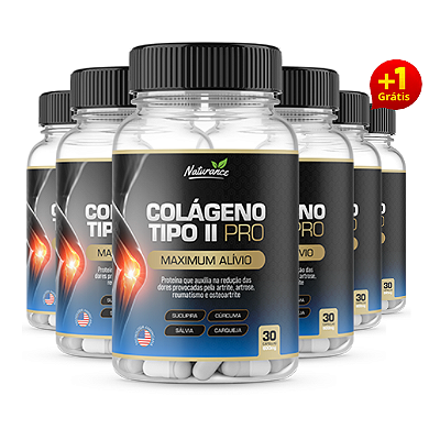 Colágeno Tipo 2 Maximum Alívio – Suplemento Articular | Compre 5 e Ganhe 1 Grátis