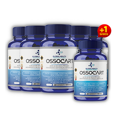 Ossocart – Suplemento para Ossos e Articulações | Compre 5 e Ganhe 1 Grátis