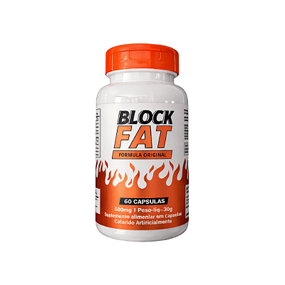 BlockFat 60 Cápsulas – Suplemento Emagrecedor | Redução de Medidas