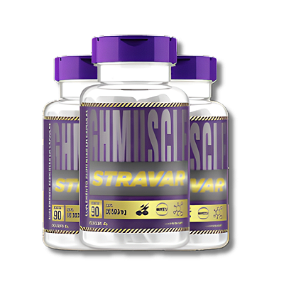 Stravar – Ganho de Massa Rápido | Kit 2 Frascos