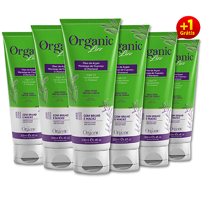 Organic Lizz – Progressiva de Chuveiro | Liso Instantâneo | Compre 5 e Ganhe +1 Grátis