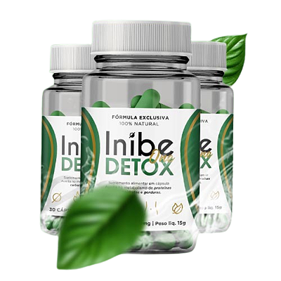 3 Inibe One Detox Original | Suplemento Natural em Cápsulas
