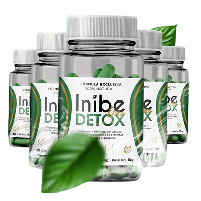5 Inibe One Detox Original | Suplemento Natural em Cápsulas