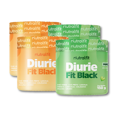 4 Diurie Fit Black - Leve Dois Sabores | Combo Especial