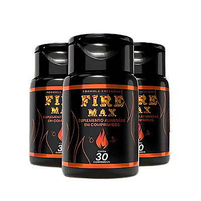FireMax Suplemento Alimentar 3 Unidades | Energia e Desempenho