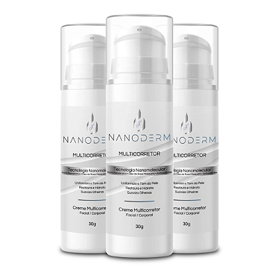 2 Frascos Clareador Nanoderm | Nova Fórmula com Nanotecnologia
