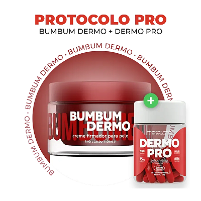 1 Pote Bumbum Dermo + Dermo Pro | Firmeza e Beleza da Pele