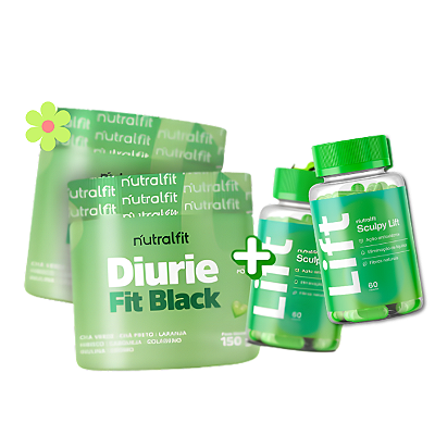 2 Diurie Fit Maçã Verde + 2 Lift Sculpy | Combo Especial Emagrecedor