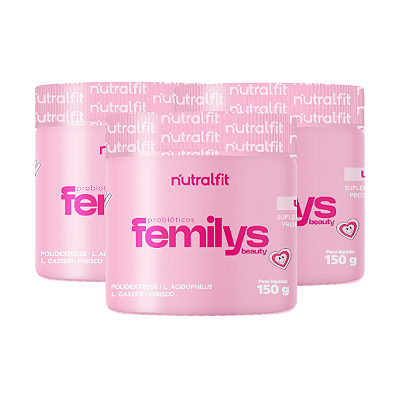 Femilys Beauty - 3 Mêses | Suplemento Alimentar em Pó Sabor Uva.