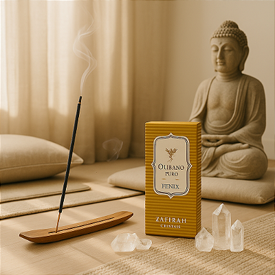 Incenso Fênix Olíbano - Elevação Espiritual - 100% Natural - 9 Varetas