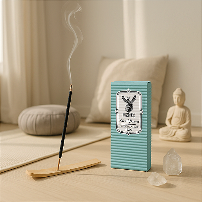 Incenso Sálvia Branca - 100% Natural com 9 Varetas