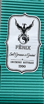 Incenso Fênix Sal Grosso e Guiné - 100% Natural com 9 Varetas