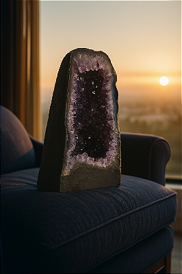 Capela de Ametista Natural - Decoração e Energização