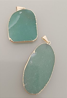 Pingente de Quartzo Verde Natural - Energia e Estilo