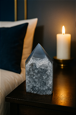 Ponta de Ágata Decorativa