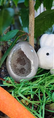 Ovo de Ágata Natural