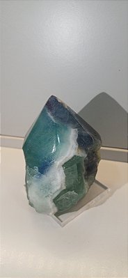 Fluorita Pé e Ponta Natural