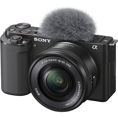 Câmera Mirrorless Sony ZV-E10 com Lente 16-50mm