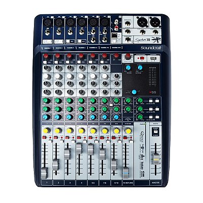 Mesa de Som 10 Canais Soundcraft SIGNATURE10