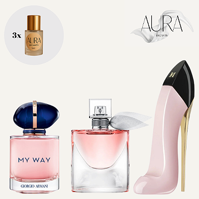 My Way + La Vie est Belle + Good Girl Blush
