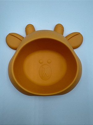 Comedouro/Bebedouro para Pet Cão ou Gato | Cor Amarela | 18,8x18x6,5cm | 100% Plástico