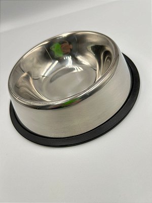Comedouro/Bebedouro para Pet Cão ou Gato | Aço Inox | 16cm