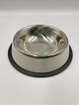 Comedouro/Bebedouro para Pet Cão ou Gato | Aço Inox | 38cm