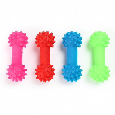 Brinquedo para Pet Cão | Silicone | Mordedor Halter | Rosa