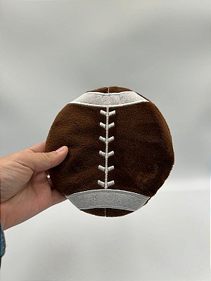 Brinquedo Para Pet Cão Disco Peluciado Futebol Americano