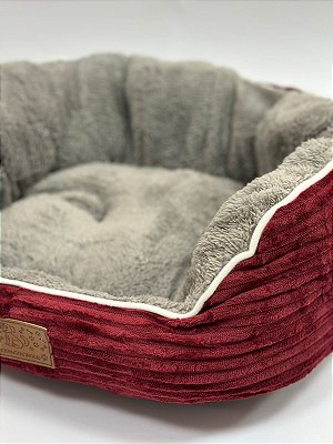 Cama para Pet Cão ou Gato 63x60x15cm (M) - Marsala