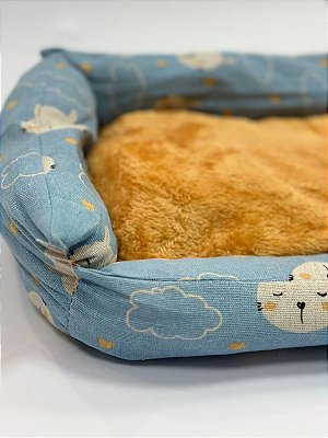 Cama para Pet Cão ou Gato 45x32x14cm (P) - Estampa Coelhos
