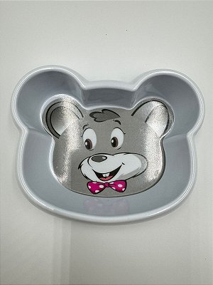 Comedouro/Bebedouro para Pet Cão ou Gato 12,5x16x3,5cm (P) - Ratinho