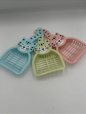 Pá Higiênica Para Limpeza De Areia de Gato - Modelo Gatinho