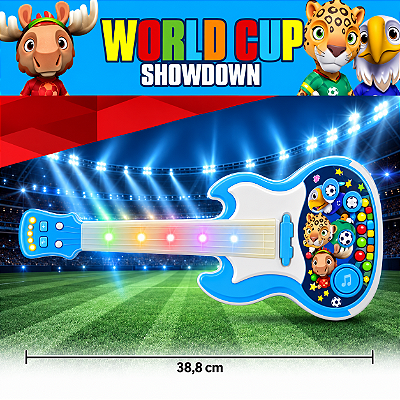 Guitarra Musical de Brinquedo Infantil com Luz e Som