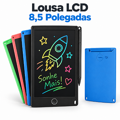 Brinquedo Lousa Mágica LCD Eletrônica com Caneta