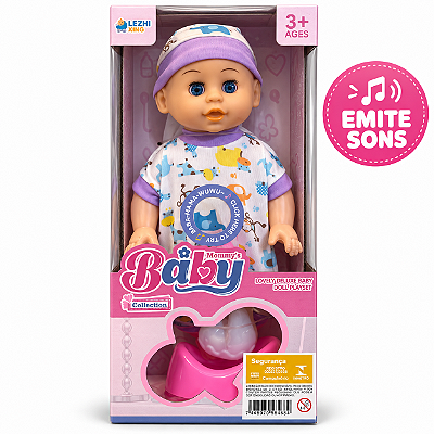 Boneca Infantil com Acessório e Sons- Modelos Sortidos