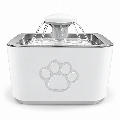 Fonte de Água Elétrica para Pet Cão ou Gato 2,5L Bivolt