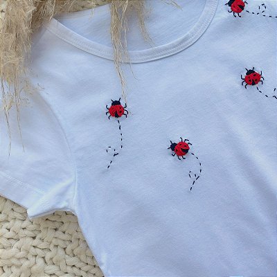 Camiseta Infantil Joaninhas