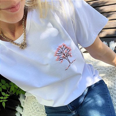 Camiseta Ipê Rosa